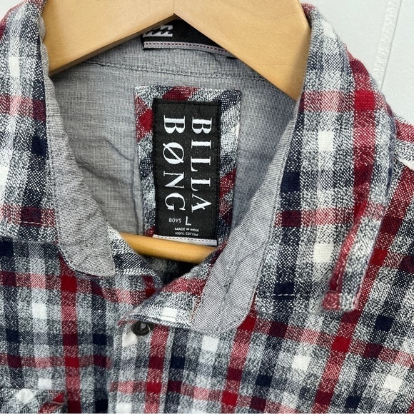 boys Billabong Button Down Shirt Size Large - Picture 3 of 5
